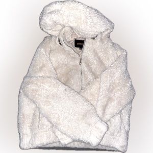 faux fur cropped jacket